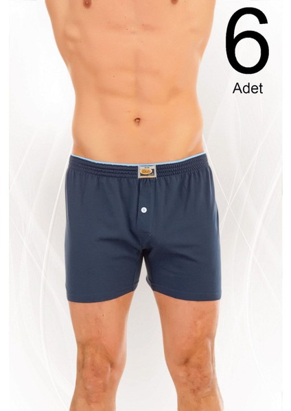 6'lı Paket Penye Düz Erkek Boxer fiyatları