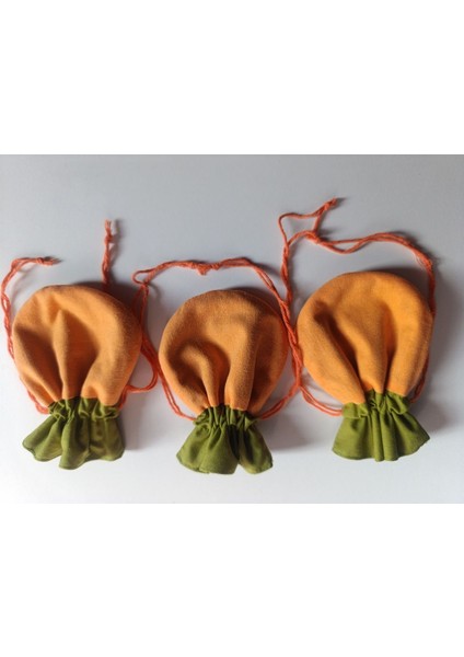 Turuncu Portakal Keseleri, 12X12 Cm, 2 Adet, Astarlı ve Şık Tasarım. fırsatları
