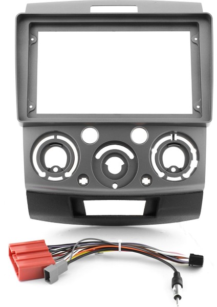 Ford Ranger / Mazda Bt-50 2006 - 2010 9 Inc Grey Androıd Multimedya Çerçevesi - Soket