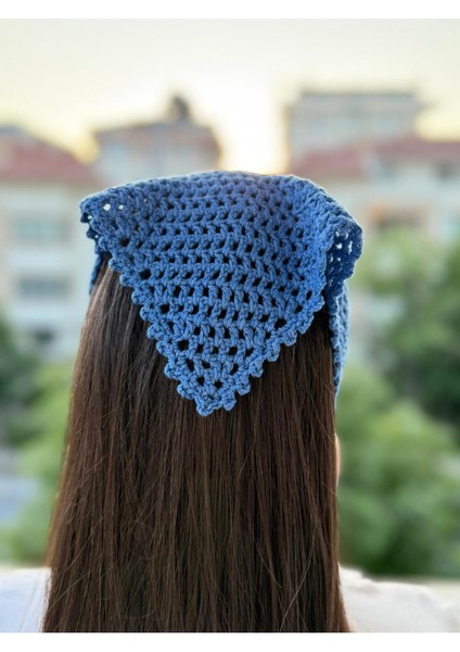 El Yapımı Örgü Bandana – Nefes Alan Saç Aksesuarı | Bohem , Vintage & Şık Stil fiyatları
