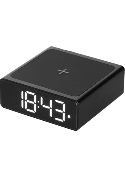 Dijital Çalar Saat 3'Ü 1 Arada Led Masaüstü Dijital Saat Kablosuz Şarjlı Usb Güç Kaynağı Yatak Odası Başucu Ofis Için (Yurt Dışından) modelleri