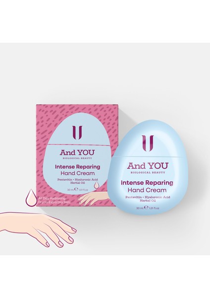 İntense Reparıng Hand Cream / Yoğun Onarıcı El Kremi 30 ml