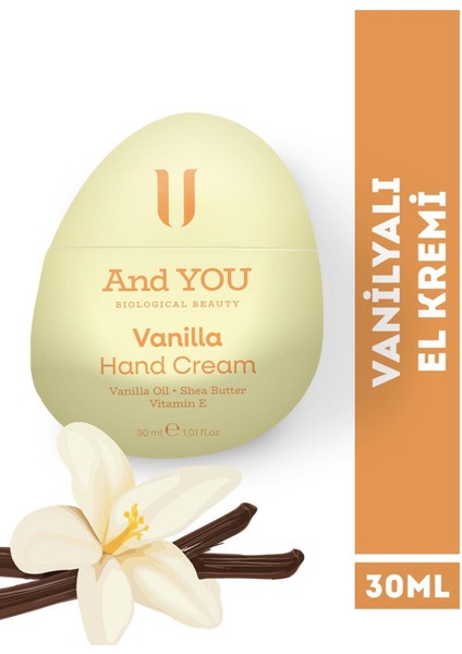 Vanilla Cream / Vanilyalı El Kremi 30 ml