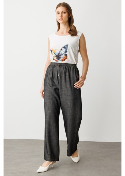 Beli Lastikli Bol Paça Pantolon fırsatları