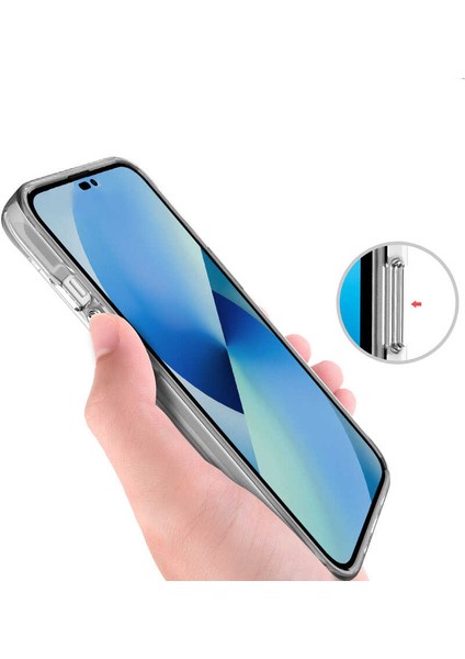 iPhone 7 Plus Kılıf Ultra Koruma Sağlayan Hardiq Premium Şeffaf Silikon Kılıf