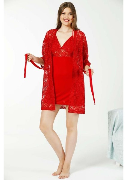 Kadın Gecelik 2 Parça Takım