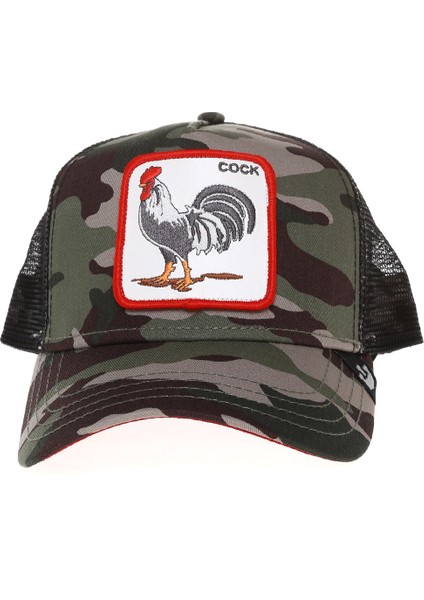 101-3548 Rooster File Detaylı Animal Baskılı Şapka Unisex ŞAPKA 1013548