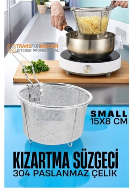 Kızartma Süzgeci Patates Kızartma Filtresi 304 Paslanmaz Çelik