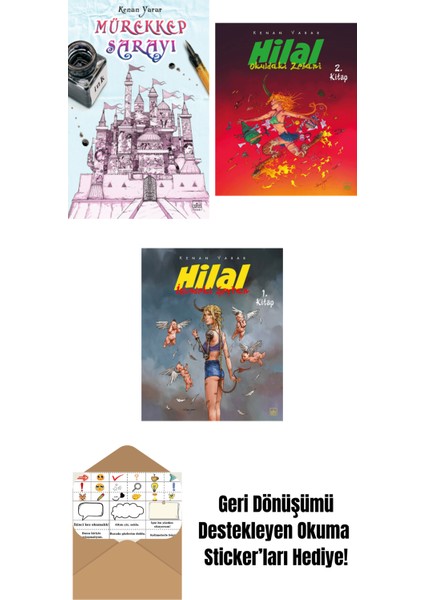 Mürekkep Sarayı + Hilal 2. Kitap – Okuldaki Zebani + Hilal 1. Kitap – Içimdeki Şeytan (Sınırlı Sayıda Imzalı)