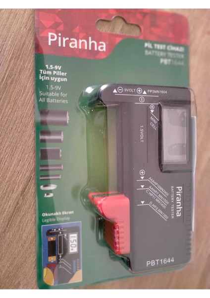 Pbt 1644 Pil Test Cihazı, Güç ve Performans Kontrolü Için Uygun Araç