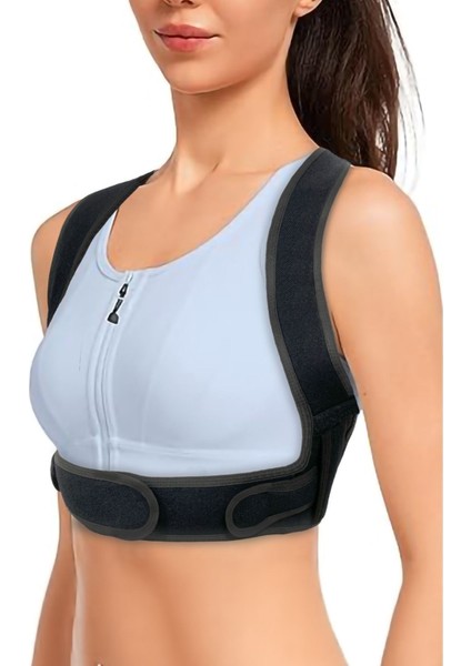 Unisex Sırt ve Omuz Destekli Termoform Spor Korsesi, Dik Duruş ve Rahatlık Sağlar