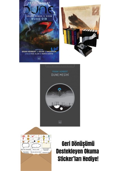 Dune Grafik Roman: 2. Kısım – Muad’dib + Dune Serisi Kutu Set (6 Kitap – Ciltli) + Dune Mesihi