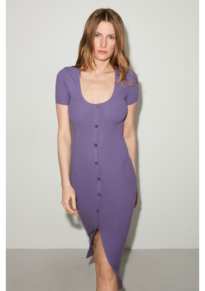 Phuket Slim Fit Mor Elbise fiyatları
