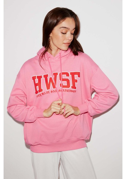 Obny Oversize Pembe Sweatshirt modelleri