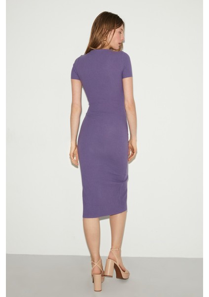 Phuket Slim Fit Mor Elbise indirimleri