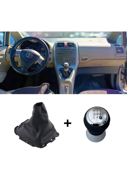 Toyota Auris Vites Topuzu Gri 5 Ileri + Körük 2007-2012 Model Uyumlu