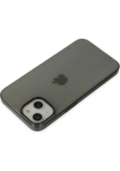 Newface iPhone 14 Plus Kılıf Pc Sert Şeffaf Kapak - Siyah indirimleri