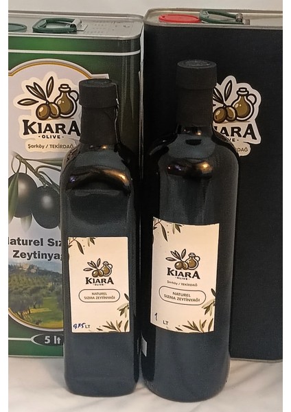 Yüksek Polifenol Kiara Olive Naturel Sızma Gurme Zeytinyağı 0,75 L