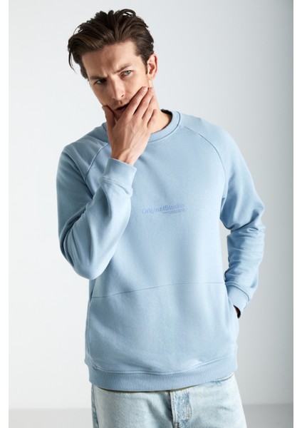 Clınt Erkek Cep Detaylı Mavi Sweatshirt fırsatları