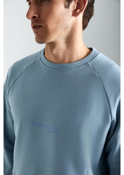 Clınt Erkek Cep Detaylı Mavi Sweatshirt indirimleri