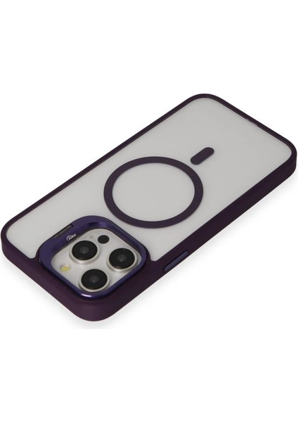 Iphone 15 Pro Kılıf Roblox Lens Magsafe Standlı Kapak - Derin Mor Zrnet modelleri