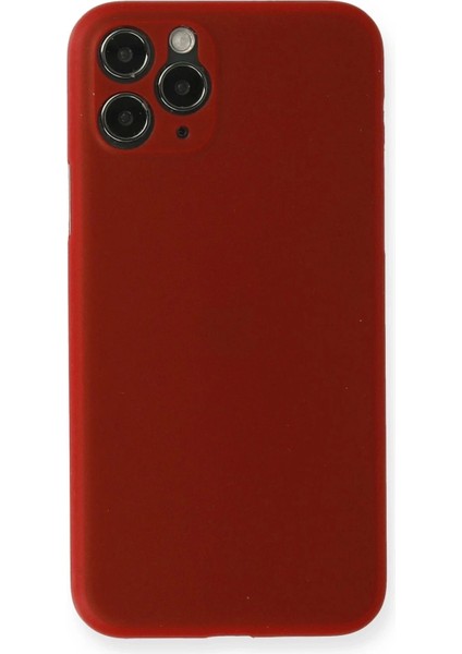 Newface iPhone 11 Pro Kılıf Pp Ultra Ince Kapak - Kırmızı