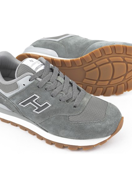 102 19253-G Deri Koyu Gri Kadın Sneaker fırsatları