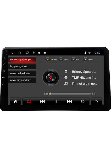 Fiat Panda 2004-2012 4 GB Ram 64 GB Hafıza Androıd Multımedıa Teyp