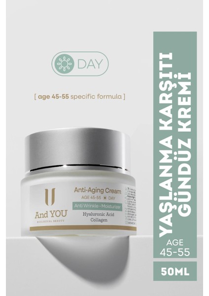 Anti -Aging Cream Day Krem Gündüz (45-55 Yaş) 50 ml