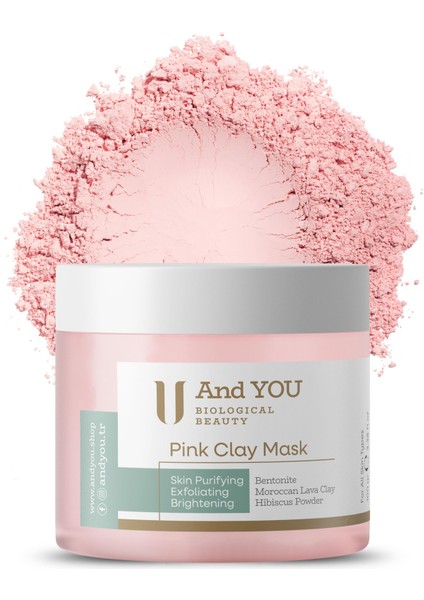Pınk Clay Mask / Pembe Kil Maskesi 100 gr