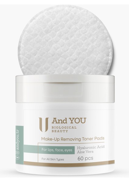 Make-Up Removıng Toner Pads / Makyaj Temizleyici Tonik Ped (60'lı) modelleri