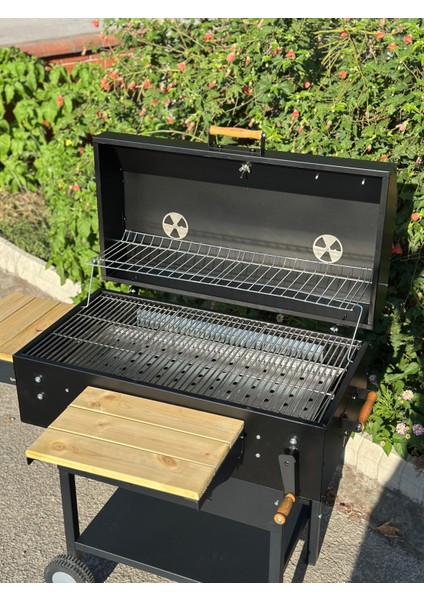 Defne Barbekü Mangal Ayarlanabilir Ateş Tepsili Barbekü indirimleri