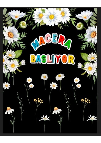 Macera BAŞLIYOR01 ,balonlu,okul Etkinlik Kumaş Pano 150X200 indirimleri