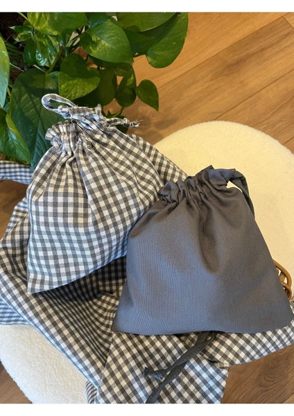 Çok Renkli Ekolojik Keten Mini Bez Kese ve Çanta Içi Düzenleyici Set fiyatları