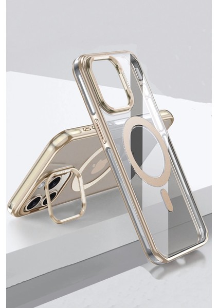 Iphone 14 Pro Drop Magsafe Kapak - Titan Gri Zrnet