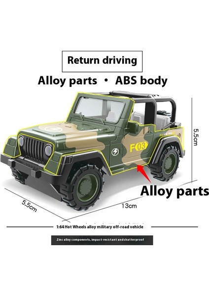 Çocuk Askeri Tank Modeli Zırhlı Araba Alaşım Bumerang Off-Road Araç Oyuncak Seti (Yurt Dışından) fiyatları