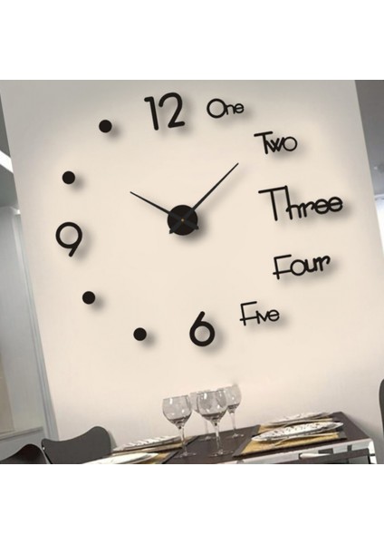 Duvar Saati Çerçevesiz Dekoratif Sessiz Duvar Sanat Saati Oturma Odası Yatak Odası Için (Yurt Dışından) fırsatları