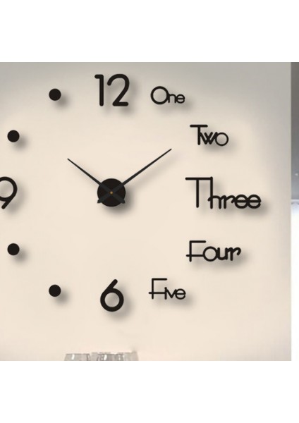 Duvar Saati Çerçevesiz Dekoratif Sessiz Duvar Sanat Saati Oturma Odası Yatak Odası Için (Yurt Dışından) indirimleri