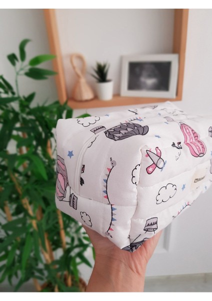 Balon Desenli Çok Amaçlı Organizer Çanta, Bebek ve Makyaj Bakım Seti modelleri