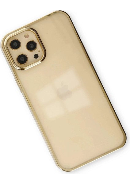 Newface iPhone 12 Pro Max Kılıf Element Silikon - Gold modelleri