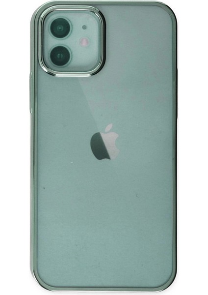 Newface iPhone 12 Kılıf Element Silikon - Yeşil