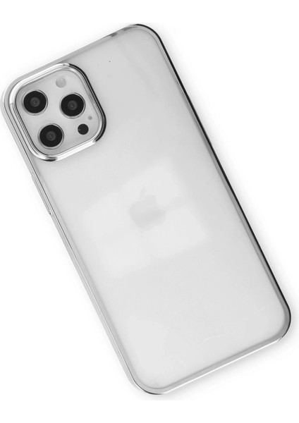 Newface iPhone 12 Pro Max Kılıf Element Silikon - Gümüş modelleri