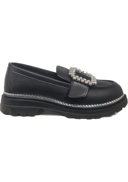 Kemer Taşlı Kadın Loafer Ayakkabı 989515-5Z