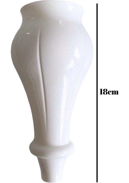 Tombul Beyaz 18CM Plastik Ayak Mobilya Masa ve Dolap AYAĞI(BEYAZ)(18CM) indirimleri