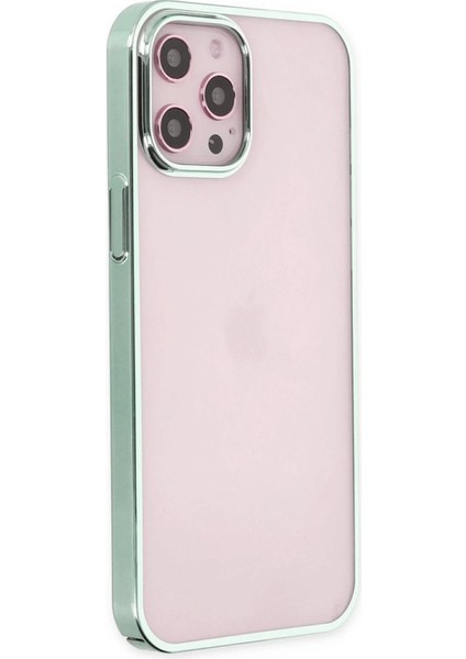 Newface iPhone 12 Pro Max Kılıf Element Silikon - Yeşil modelleri