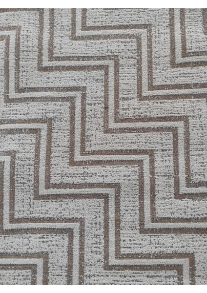 Modern Zarif Dokuma Kilim 120*170 Krem-Kahve