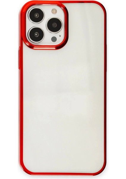 Newface iPhone 13 Pro Kılıf Element Silikon - Kırmızı