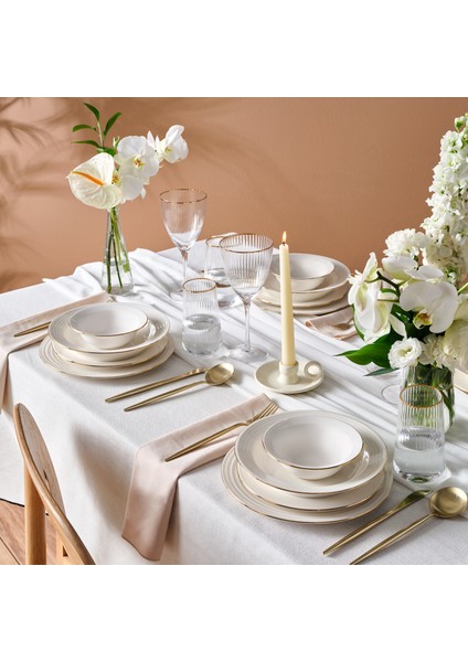 Elegance Bone Rayas 24 Parça 6 Kişilik Yemek Takımı