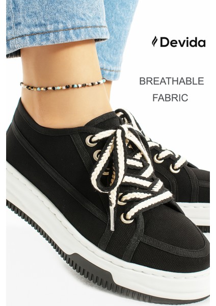 Kadın Siyah Spor Ayakkabı Günlük Rahat Air Taban Sneaker N150 modelleri