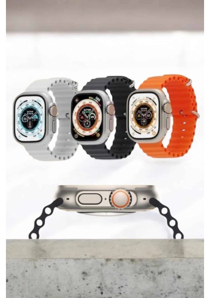 Lider Global Bluetooth Bağlantılı 49MM Dokunmatik Akıllı Saat Sağlık ve Spor Takip Özellikli indirimleri